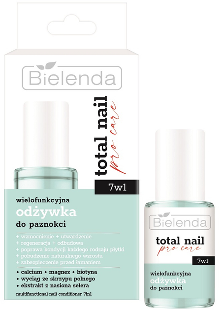 Odżywka do paznokci Bielenda Total Nail Pro-Care wielofunkcyjna 7 w 1 10 ml (5902169051655) - obraz 1