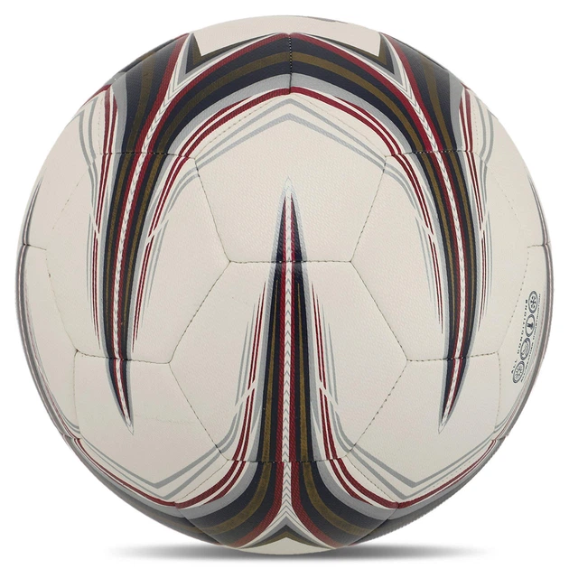 М'яч футбольний STAR TING MATCH 4 LIGHT HYBRID SB3144L №4 PU білий-золотий - изображение 3