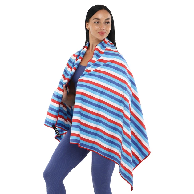 Рушник для пляжу RAINDOW BEACH TOWEL T-RST Колір: Синій-червоний - Фото 5 Рушник для пляжу RAINDOW BEACH TOWEL T-RST Колір: Синій-червоний - зображення 5