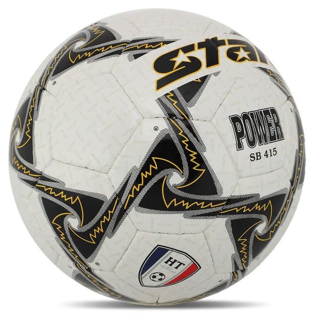 М'яч футбольний STAR POWER SB415 №5 PU білий-чорний - изображение 2