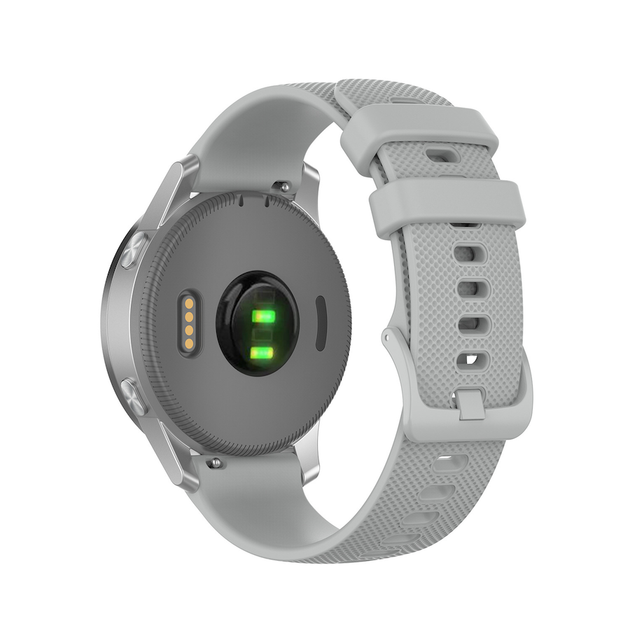Ремінець силікон (текстурний) для Garmin Venu 3 | Venu 2 світло-сірий - зображення 3