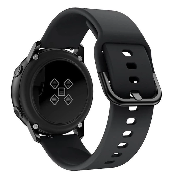 Ремешок силикон (на застежке) для Garmin Venu 3 | Venu 2 черный - изображение 3