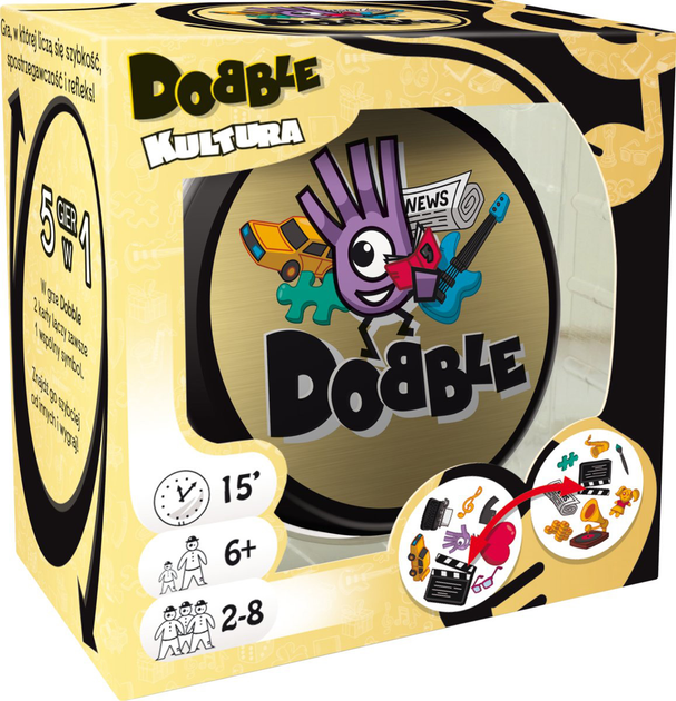 Настільна гра Rebel Dobble: Культура (3558380057871) - зображення 1