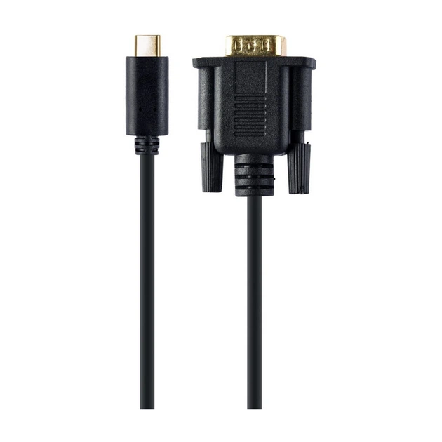 Перехідник Cablexpert USB-C to VGA/Full HD60Hz 2m (A-CM-VGAM-01) - Фото 1 Перехідник Cablexpert USB-C to VGA/Full HD60Hz 2m (A-CM-VGAM-01) - зображення 1