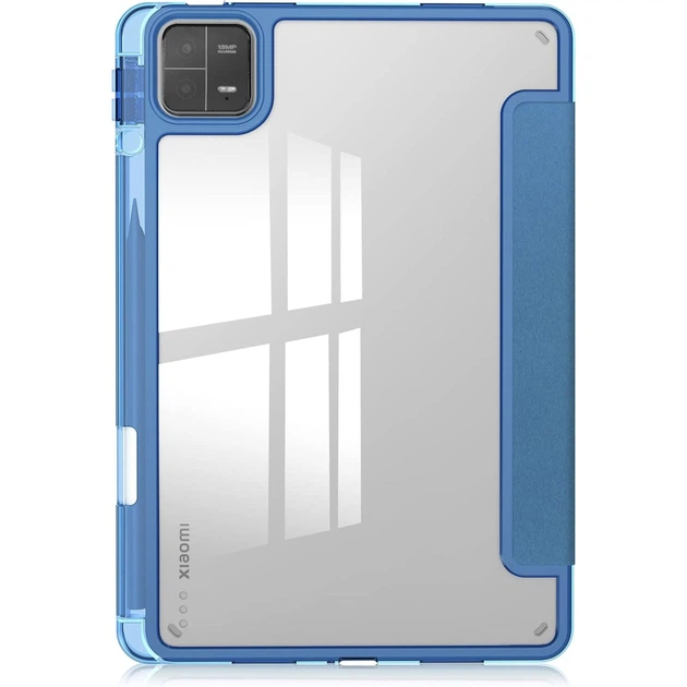 Чехол для планшета BeCover TPU Edge stylus mount Xiaomi Mi Pad 6 / 6 Pro 11 Blue (709559) - изображение 4