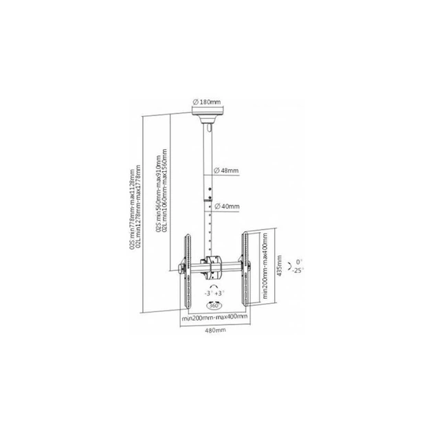 Кронштейн ITech CELB-54S - изображение 2