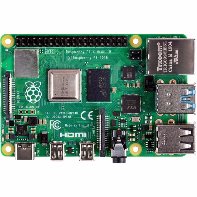 Мікро ПК Raspberry Pi 4, Model B, 8GB (RPI4-MODBP-8GB) - Фото 2 Мікро ПК Raspberry Pi 4, Model B, 8GB (RPI4-MODBP-8GB) - зображення 2