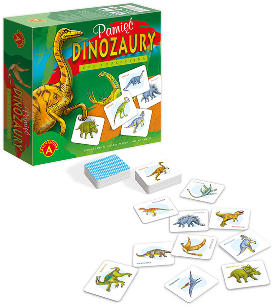 Настільна гра Alexander Пам'ять - Динозаври (5906018005332) - зображення 2