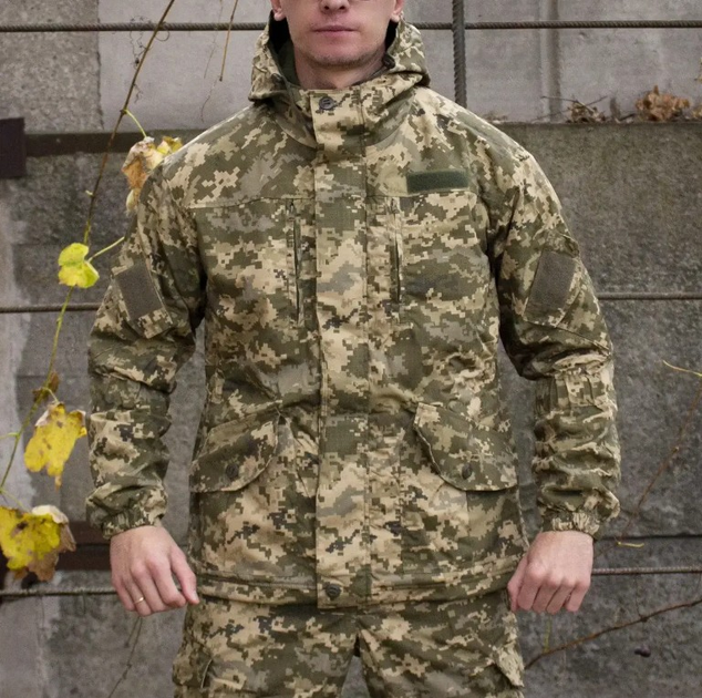 Тактический костюм Горка 5 на флисе XXXXXL Пиксель - изображение 2