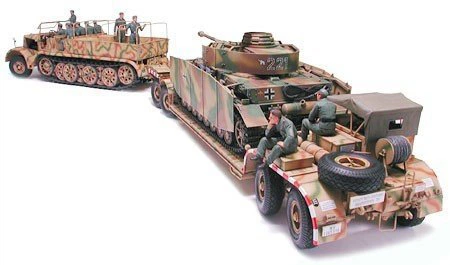 Пластиковая модель для сборки Tamiya Famo с танковым транспортером 1:35 (4950344992409) - Фото 1 Пластиковая модель для сборки Tamiya Famo с танковым транспортером 1:35 (4950344992409) - изображение 1