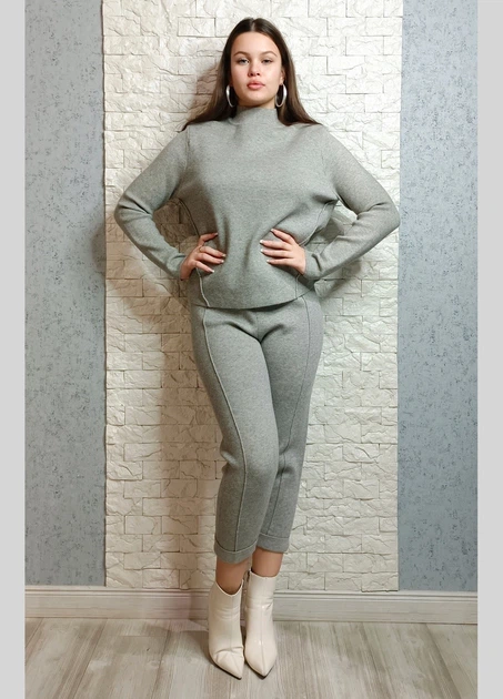 Костюм Lara 65-1951 S-M серый – Брендовая одежда | ROZETKA