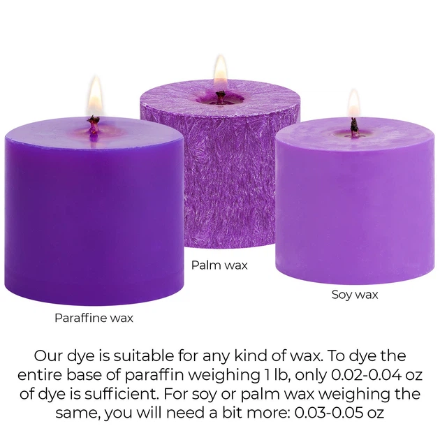 Краситель CANDLE SHOP ФИОЛЕТОВЫЙ для изготовления свечей хлопья 57 грамм - изображение 2