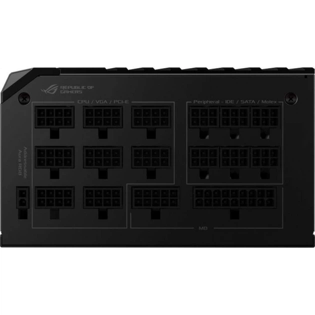 Блок живлення ASUS ROG Thor 1200W (ROG-THOR-1200P) 80+ Platinum (90YE0080-B001N0) Black Б/в - зображення 3