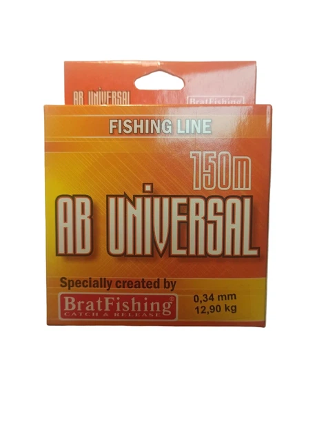 Леска Bratfishing AB UNIVERSAL 0.34 мм 150 м прозрачная (6) - изображение 2