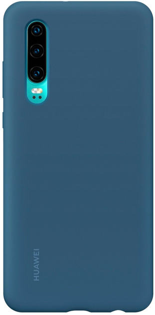 Etui Huawei Silicone Case do P30 Blue (6901443277384) - obraz 1