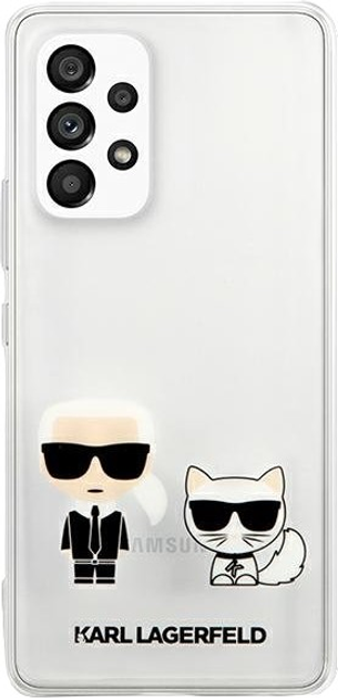 Панель Karl Lagerfeld Karl&Choupette do Samsung Galaxy A53 5G Transparent (3666339050764) - зображення 1