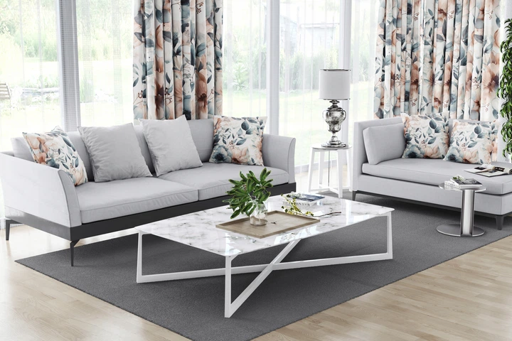Готова напівзатемнювальна штора Soovi Home 140 х 250 см на тасьмі Peach blue flowers (14559630741) - Фото 5 Готова напівзатемнювальна штора Soovi Home 140 х 250 см на тасьмі Peach blue flowers (14559630741) - изображение 5