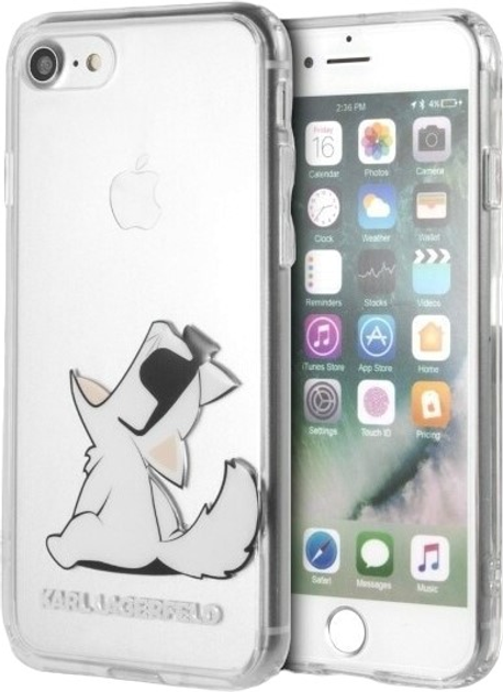 Etui Karl Lagerfeld Choupette Fun do Apple iPhone 7/8 Transparent (3700740435960) - obraz 2