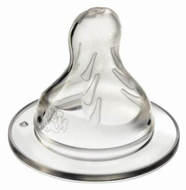 Smoczek silikonowy Mam Ultivent Silicone Nipple No.1 Flow 2 szt (9001616503122) - obraz 1