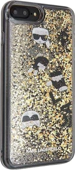 Etui Karl Lagerfeld Glitter do Apple iPhone 7/8 Plus Black Gold (3700740444597) - obraz 2