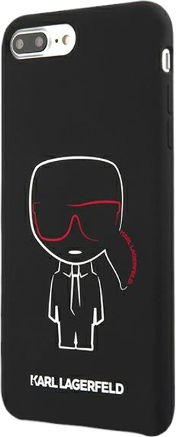 Панель Karl Lagerfeld Silicone Karl Iconic do Apple iPhone 7/8 Plus Black (3700740468760) - зображення 2