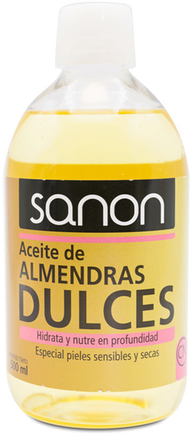 Олія для тіла Sanon Aceite De Almendras Dulces 500 мл (8436556084799) - зображення 1