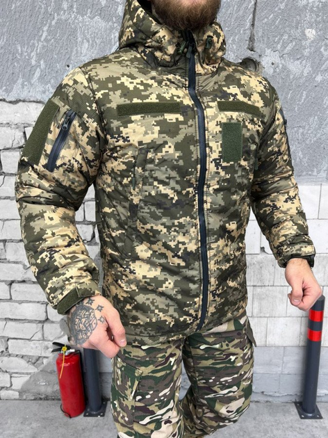 Куртка тактическая зимняя пиксель размер XXL - изображение 1