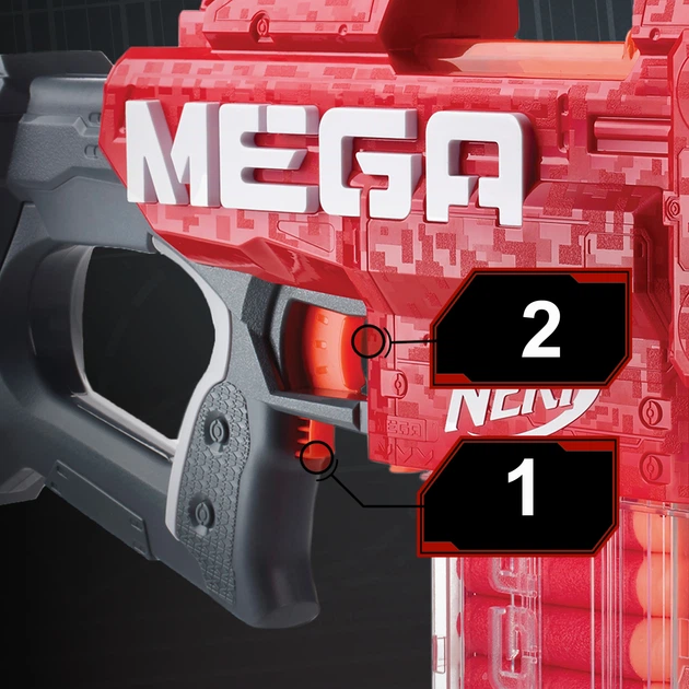 Бластер Нерф Мега Мотострайк Nerf Mega Motostryke Motorized 10