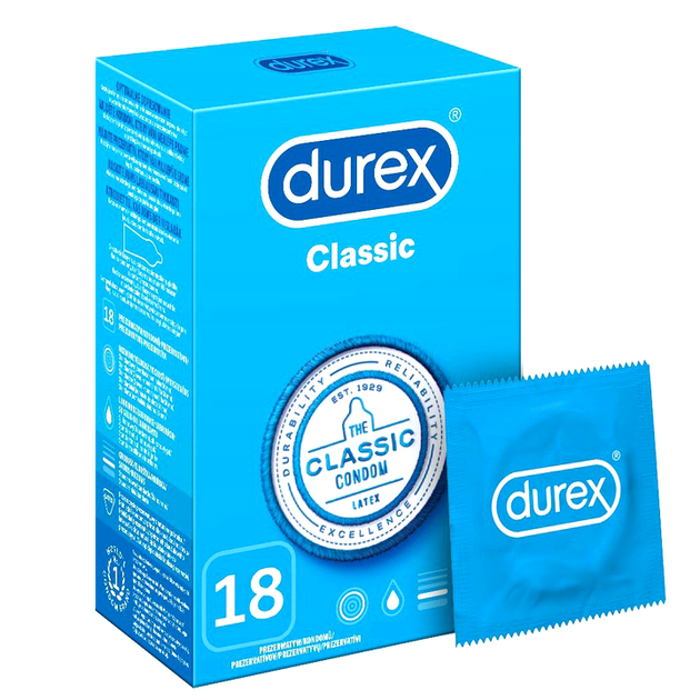 Prezerwatywy Durex Classic klasyczne 18 szt (5052197025491) - obraz 1