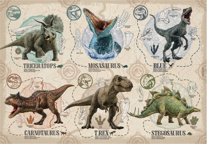 Пазл Clementoni Jurassic World 104 елементи 27179 (8005125271795) - зображення 2