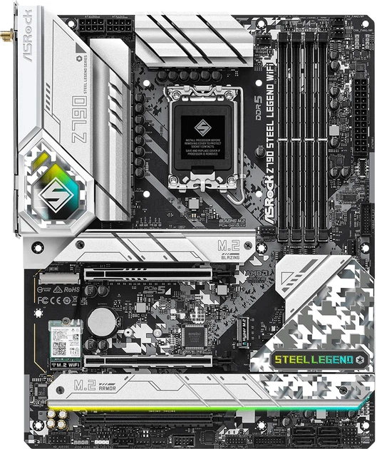 マザーボード Asrock Z790 Steel Legend WiFi Материнская плата ASRock Z790 Steel Legend WiFi – фото, отзывы
