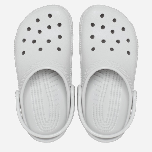 Chodaki chłopięce Crocs Classic Clog TCR206990 25-26 Szare (196265215829) - obraz 4