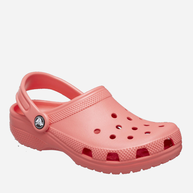Chodaki dziecięce dla dziewczynki Crocs Classic Clog TCR206990 23-24 Koralowe (196265304493) - obraz 3