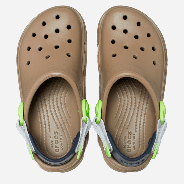 Дитячі крокси для хлопичка Crocs Classic All Terrain Clog KCR207458 29-30 Темно-бежеві (196265255580) - зображення 3
