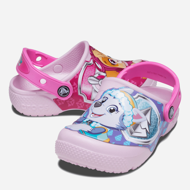 Дитячі крокси для дівчинки Crocs Crocs Fl Paw Patrol Patch Cg TCR207487 23-24 Рожеві (191448883000) - зображення 2