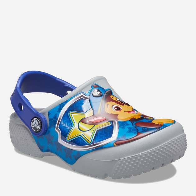 Дитячі крокси-сабо для хлопичка Crocs Crocs Fl Paw Patrol Patch Cg TCR207487 22-23 Сірий/Синій (191448882928) - зображення 3