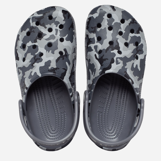 Дитячі крокси-сабо для хлопичка Crocs Classic Camo Clog TCR207593 24-25 Камуфляжні (191448896598) - зображення 4
