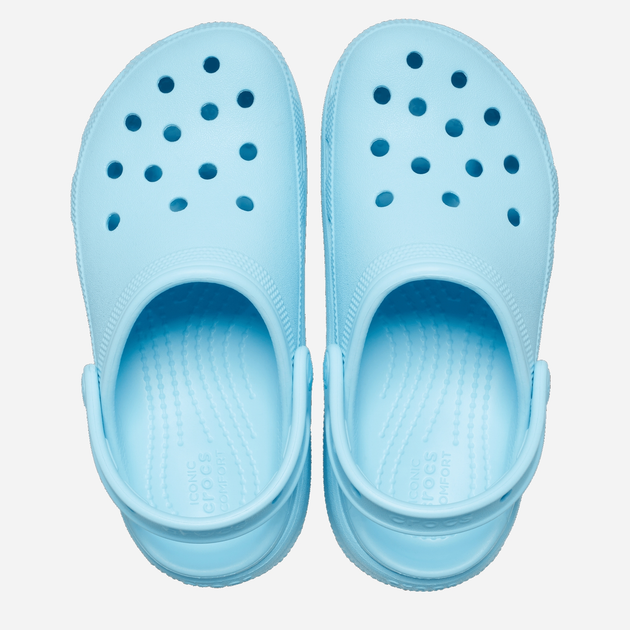 Дитячі крокси для дівчинки Crocs Classic Crocs Cutie Clog KCR207708 30-31 Блакитні (196265221783) - зображення 3
