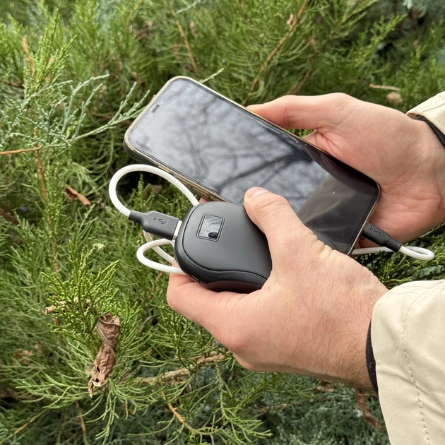 Грілка для рук USB для військових туристична з Павербанком - зображення 2