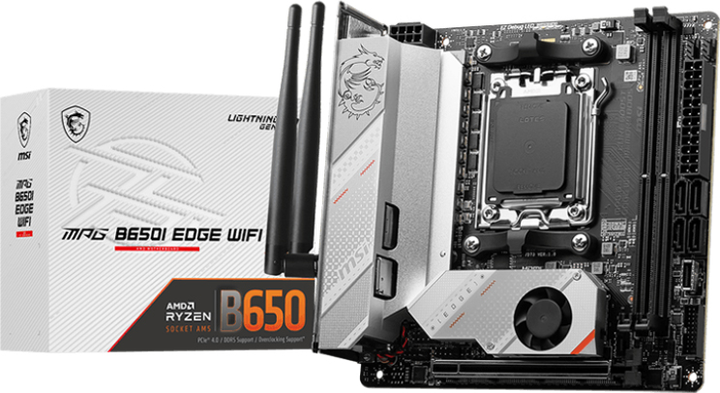 Материнська плата MSI MPG B650I Edge Wi-Fi (sAM5, AMD B650, PCI-Ex16) - зображення 6