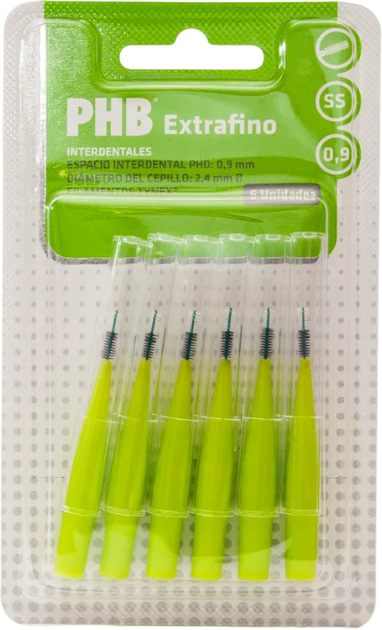 Szczoteczki międzyzębowe PHB Interdental Extrafino 6 szt (8437010509254) - obraz 1