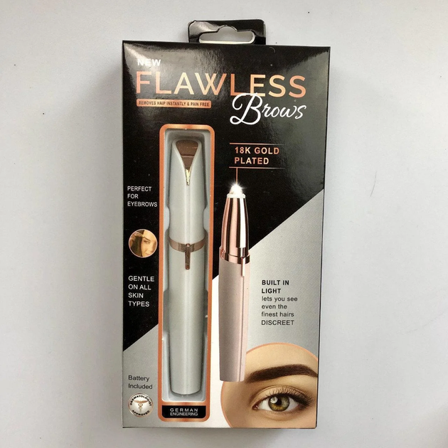 Жіночий триммер для брів Flawless brows by finishing touch сірий - зображення 3