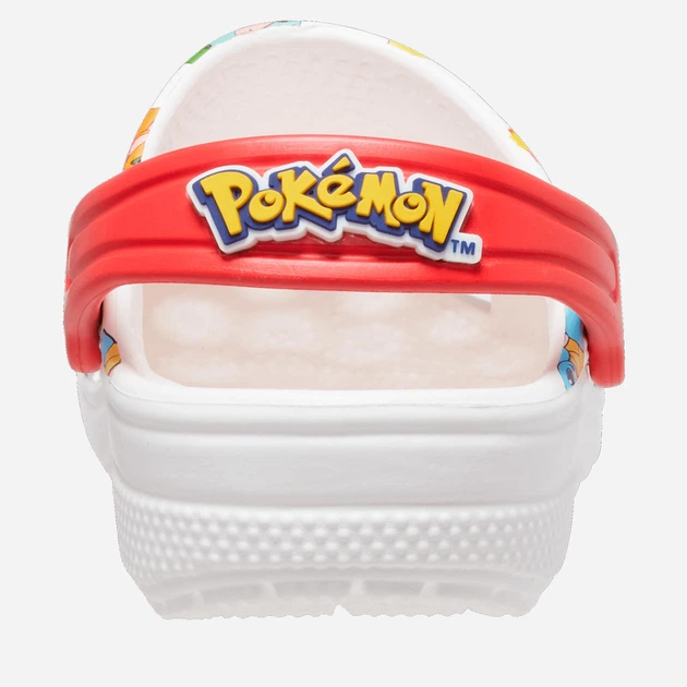 Дитячі крокси-сабо для хлопичка Crocs Classic Pokemon Clog TCR207754 24-25 Білий/Мультиколір (196265175802) - зображення 4