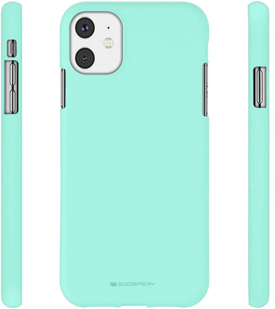 Etui Goospery Mercury Soft do Apple iPhone 11 Miętowy (8809684927526) - obraz 1