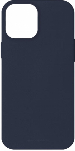 Etui Goospery Mercury Soft do Apple iPhone 12 Pro Max Granatowy (8809745632390) - obraz 2