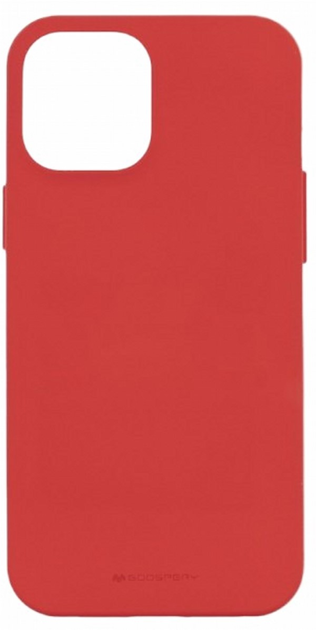 Etui Goospery Mercury Soft do Apple iPhone 13 mini Czerwony (8809824769252) - obraz 1