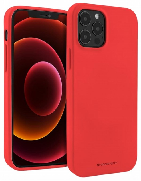 Панель Goospery Mercury Soft для Apple iPhone 13 Pro Red (8809824770548) - зображення 1