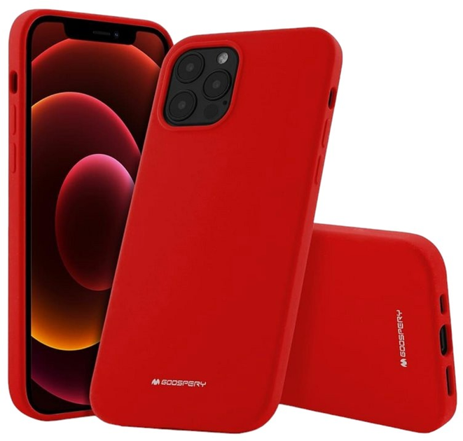 Панель Goospery Mercury Soft для Apple iPhone 13 Pro Red (8809824770548) - зображення 2