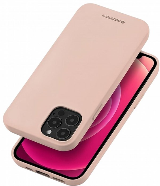 Etui Goospery Mercury Soft do Apple iPhone 14 Pro Różowy piasek (8809887823465) - obraz 2