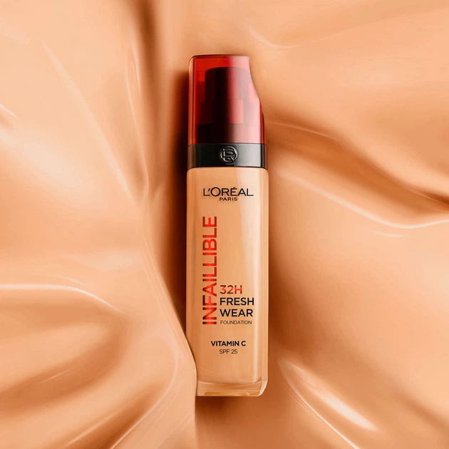 Тональний крем L'Oreal Paris Infaillible Fresh Wear Spf25 120 30 мл (3600523614455) - зображення 6